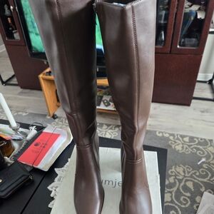 Stylish Brown Over the Knee Boots